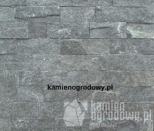 Płytka kwarcytowa szara   paski 6cm