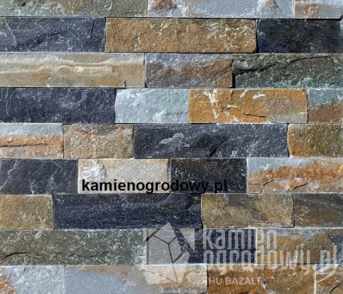 Płytka kwarcytowa multikolor paski 6cm