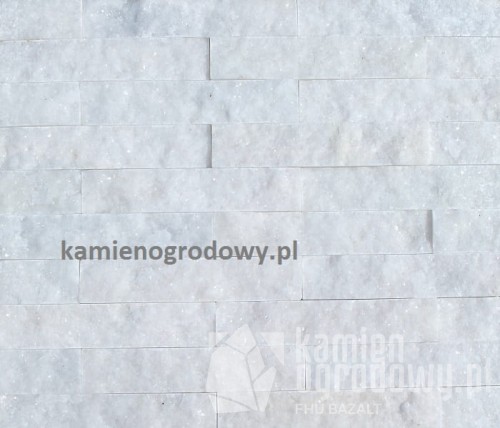 Płytka marmurowa biała błyszcząca