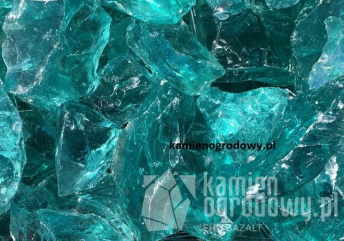 Szkło turkusowe 15/35cm