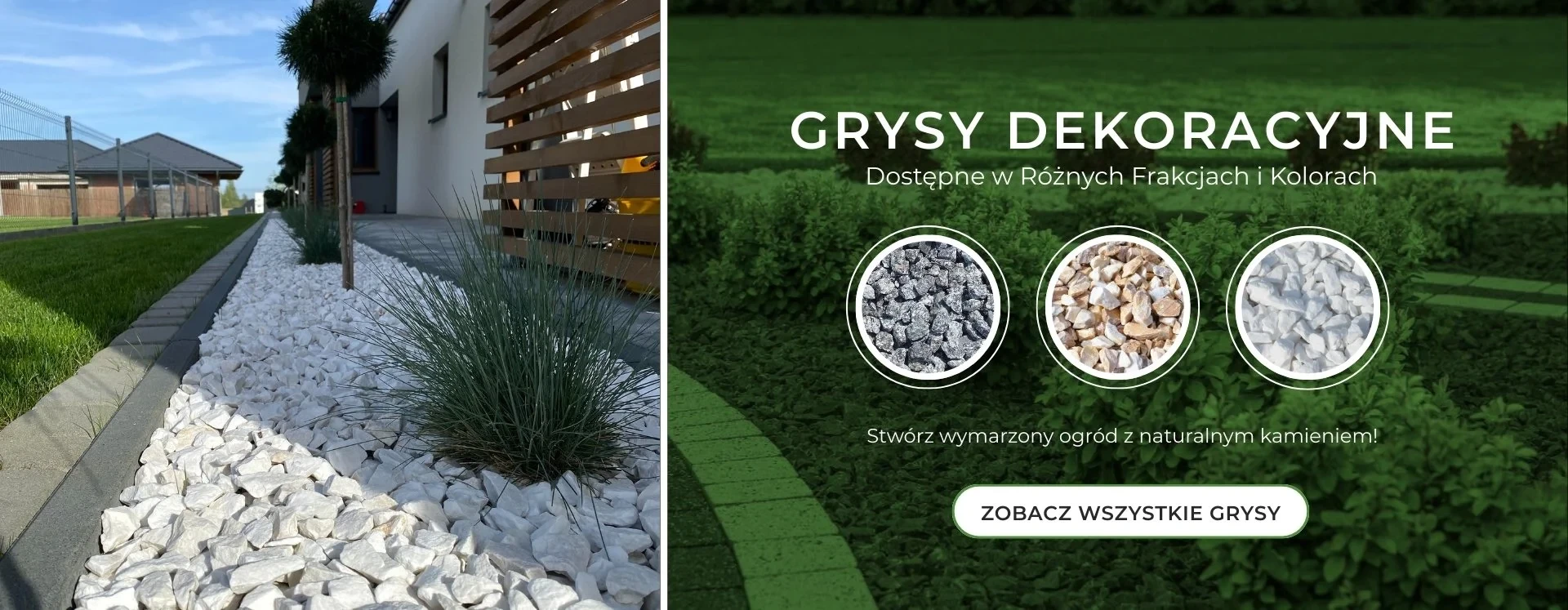 Grysy Dekoracyjne do Ogrodu