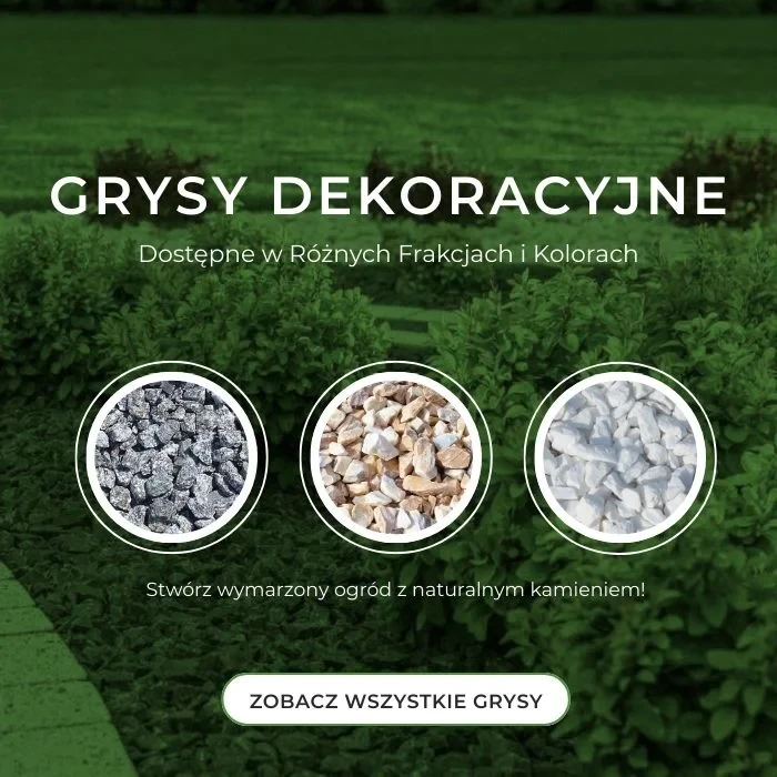 Grysy Dekoracyjne do Ogrodu